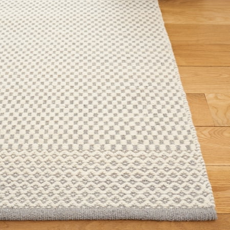 Safavieh Vermont Dagrunn Transitional Wool Rug 6ft Square - Grey/Ivory