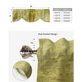 thumbnail image 6 of Fsddascl Yellow Tie Up Valance Curtains for Windows, Kitchen Curtains Window Treatments, Retro Oil Painting Modern Abstract Art Aesthetics Short Window Shades Valances for Bedroom Bathroom 54"x18", 6 of 7