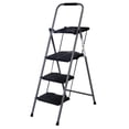thumbnail image 2 of Costway Échelle Plateforme 3 Marches Pliable Gain de Place 330lbs avec Plateau, 2 of 6