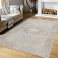 thumbnail image 5 of LaDole Rugs 3x5 Living Room Runner Premium Cotton Washable Area Rug | Traditional Home Decor Boho Carpet For Hallway, Entrance, Balcony |Ivory Multicolor, 5 of 5
