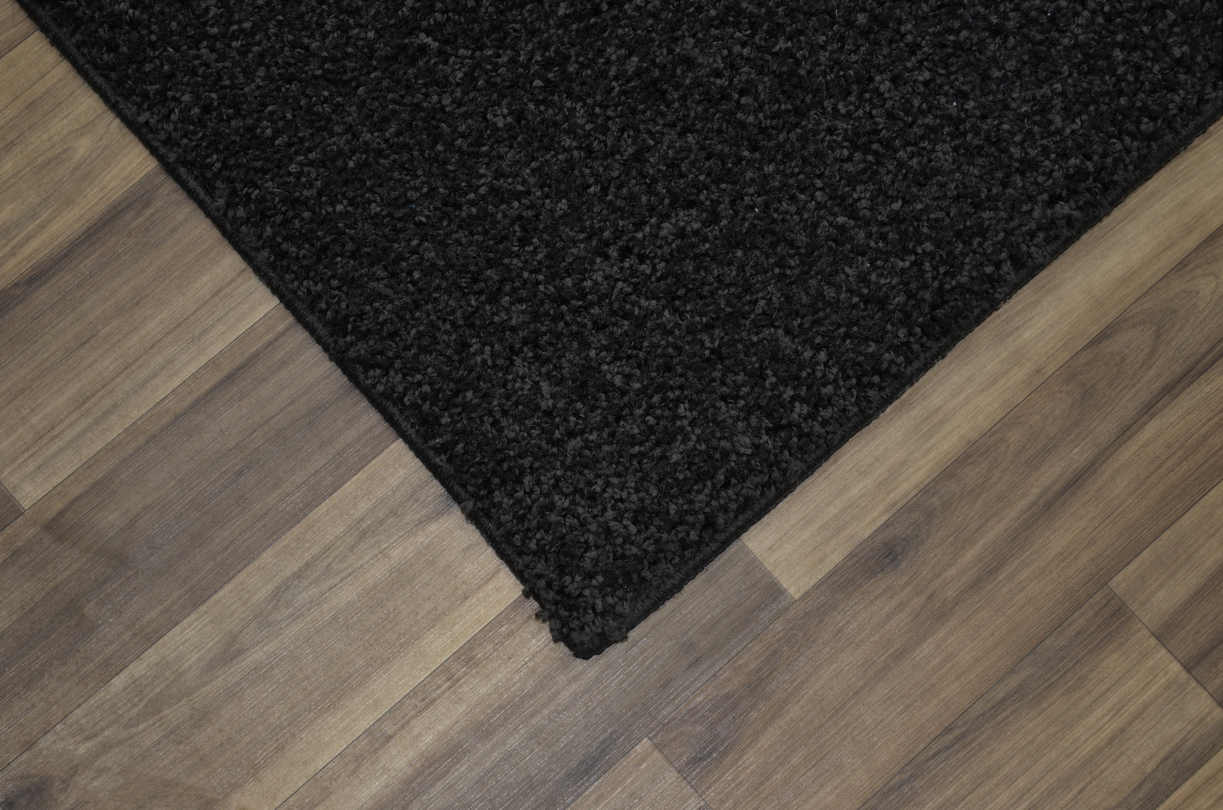 Garland Rug Skyline Shag Black Indoor Area Rug, 4' x 6'