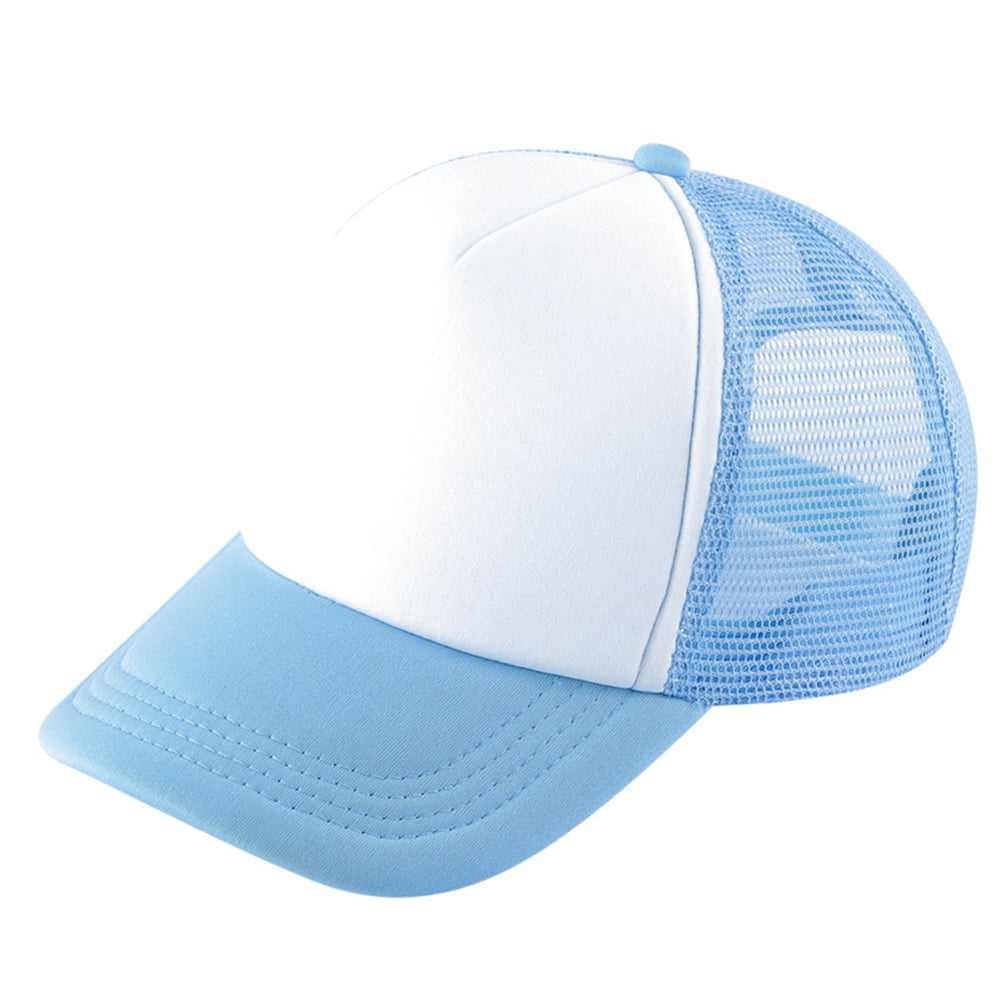 WZF Women Men Summer Baseball Cap Adjustable Mesh Outdoor Hat Sunshade Sun  Visor 