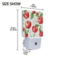 thumbnail image 4 of Yayeee LED Night Light for The Home Plug in With Light Sensors 2 Pack, White Apple Pattern, 4 of 6