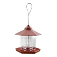 thumbnail image 4 of Hanging Bird Feeder Large Capacity Bird Feeder for Backyard Yard Garden Brown, 4 of 10