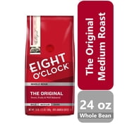 Eight O'Clock Original, Medium Roast, Whole Bean Coffee, 24oz