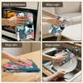 thumbnail image 5 of 4 Pcs Funny Kitchen Towels,Husky Dog Flower Floral Microfiber Dish Towels,Kitchen Tea Towels,Kitchen Towel Set (18" X 26"), 5 of 7