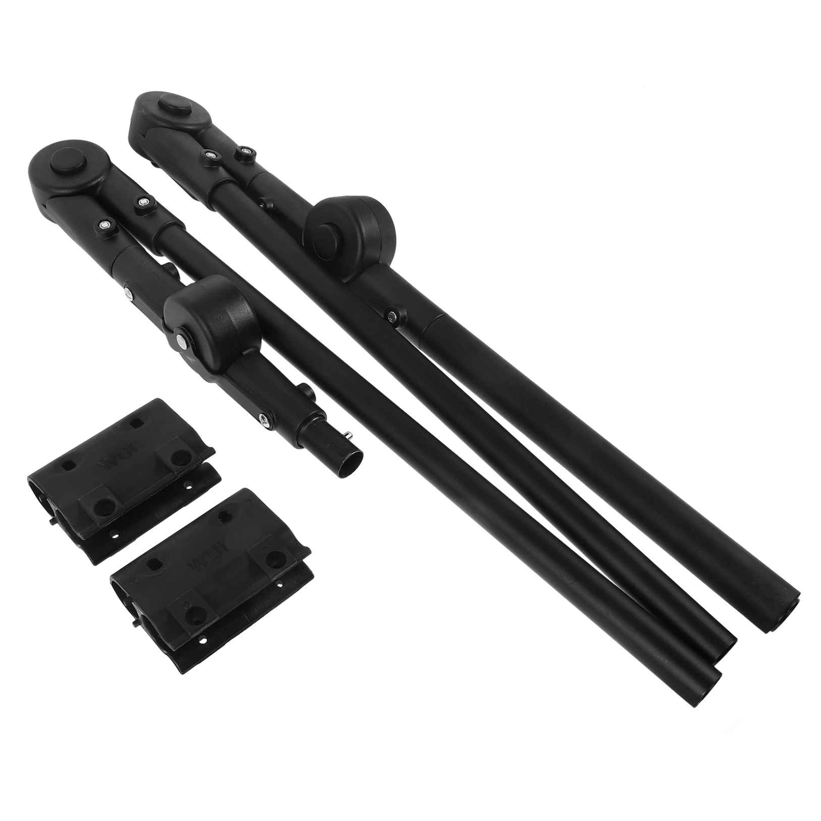 Hytrove Black Camping Wagon Handle Accessory Set for Outdoor Adventures, Hiking, Picnics, and Travel Convenience