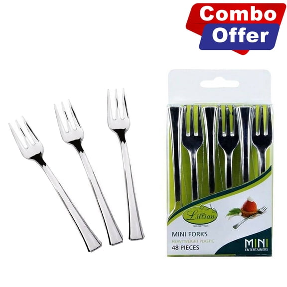 Lillian Mini Polished Silver Spoon 48 Count For Dessert [BULK] (480/Pack)