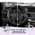 thumbnail image 5 of Kuromi Steering Wheel Cover, Official Sanrio Car Steering Wheel Cover with Universal Size 14.5-15.5, Cute Kawaii Black Steering Wheel Cover for Women, Kuromi Car Accessories (Kuromi Black), 5 of 10