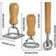 thumbnail image 2 of 9X Juego de Cortadores de Pasta para Ravioles, Fabricante de Sellos para Raviolis con Manejar de Madera para Raviolis, Pasta, AlbóNdigas, LasañA, Pierogi, 2 of 5