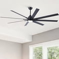thumbnail image 3 of Wellspeed 84 in. Large Ceiling Fan, Modern, Industrial, Indoor Room/Outdoor, Large Black, with 8 Blades, 3 of 18