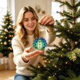 thumbnail image 3 of 1PC Sea Urchin Christmas Tree Ornament, 2D Coastal Funny Christmas Hanging Ornament, Acrylic Coastal Christmas Tree Hanging Decor, 3 of 5