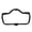 Vivid Black, variant on Motorcycle Mustache Engine Guard Highway Crash Bar For Harley Sportster XL883 1200 2004-2022