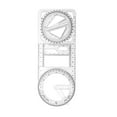 thumbnail image 4 of 3 Pcs Multifunctional Ruler Measuring Ruler Geometric Ruler Draft Ruler for Drawing, 4 of 8