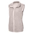 thumbnail image 4 of Heliisoer Veste Zippée pour Femme à Poches, Couleur Unie, Peluche, Sans Manches, Col à Revers, Gilet Ample, 4 of 8