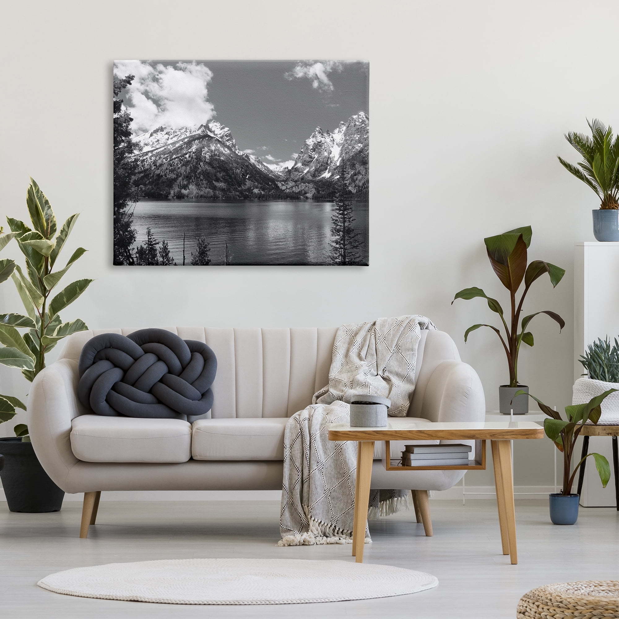 Stupell Industries Nature Pond Landscape Landscape Photography Gallery Wrapped Canvas Art Print Wall Art, 48 x 36