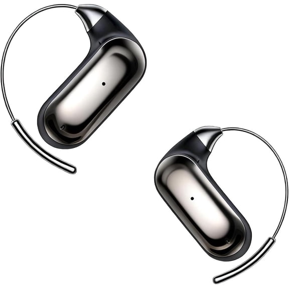 Over Open Ear Earbuds Wireless Bluetooth Open Ear Headphones Air Conduction Earbuds That Don't go in Your Ear with Over-Ear Hooks Running Headphones