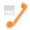 Light Orange, variant on SupreGear 12" Yellow Stainless Steel Grab Bar, Heavy Duty Anti-Slip Wall Mounted Support for Bathtubs & Showers