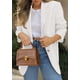 thumbnail image 3 of Blazer PRETTYGARDEN 2025 para Mujer Casual de Negocios Blanco, 3 of 5