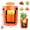 Orange, variant on Luxtrada 2 Packs 7 Gallon Orange Grow Bags Portable Potato Growing Bag Planter Bags Planting Pouch with Handles Access Flap for Carrot Onion Vegetables