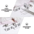 thumbnail image 4 of BESTOYARD 1 Pair Cufflinks Music Jewelry Man Piano Elegant Alloy Men, 4 of 8