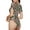 Leopard Dots, variant on Lemon1 Womens One Piece Swimsuits Modest Tummy Control Bathing Suits Lace Up Slimming Swim Suit-Small