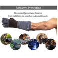 thumbnail image 5 of AYAMAYA Animal Handling Gloves -Snake Bite Proof Gloves Kevlar Reinforced Leather Palm & Fingers Anti Reptile Cat Scratch Snake, 16inch, 5 of 6