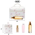 thumbnail image 2 of Gynky Makeup Bag- Large Capacity Cute Floral Travel Toiletry Bag,Cotton Cosmetic Bag Set for Women Girls Gifts Birthday, 2 of 7