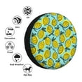 thumbnail image 4 of Naloa Lemon1 PVC Leather Spare Tire Wheel Cover for Car Truck SUV Camper Trailer Universal Fit many size16 inch, 4 of 6