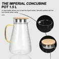 thumbnail image 3 of Miangastore Water Jug With Lid Bamboo Large Capacity 1Pcs, 3 of 9