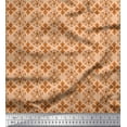 thumbnail image 1 of Soimoi Japan Crepe Satin Fabric Filigree Damask Print Fabric by the Yard 42 Inch Wide, 1 of 3