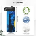 thumbnail image 4 of Lsque Sports Tennis Ball Pattern 18oz Sports Insulated Kettle With Straw Insulated Water Bottle Insulated Tumbler For Men Womans Sports Insulated Kettle, 4 of 8