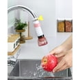 thumbnail image 5 of 4pcs Red Faucet Purifier Adjustable Faucet Water Filter Splash Proof Kitchen Filtration Faucet Faucet Tap Faucet Tap Faucet, 5 of 5