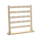 thumbnail image 4 of Soporte de madera para joyas con ganchos extraíbles, soporte para tarjetas de pendientes, 5 niveles, 4 of 7