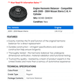 thumbnail image 2 of Engine Harmonic Balancer - Compatible with 2000 - 2004 Nissan Xterra 2.4L 4-Cylinder 2001 2002 2003, 2 of 2