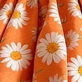 thumbnail image 5 of NAISIBABY Girls Floral Skirt, Elastic Waist Summer Casual Cute Puffy Kids Fashion Ruffle Skirt Orange Size 4, 5 of 5