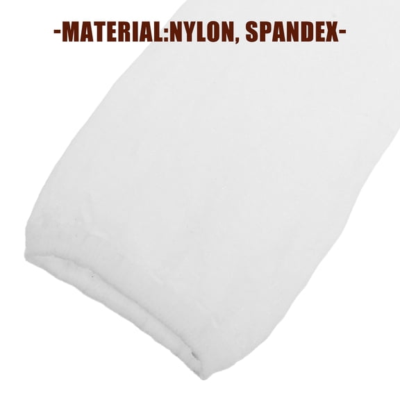 DEEPCRAFF 5Pcs Washable Ceiling Fan Blade Covers White Stretchy Fan Dust Shield Set