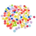 thumbnail image 1 of SHISUYAN 120 Pcs Perles de Rayons de Roue de Vélo Décoration Colorée pour Vélo Formes de Cœur en Caoutchouc Formes de Fleurs Perles Rondes pour Vélo d'Enfants, 1 of 8