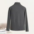 thumbnail image 5 of Wowcloth Women's Velour High Neck Long Sleeve Shirt, Loose Fit and Slimming, Versatile Base Layer for Casual and Everyday Wear, 5 of 5
