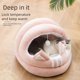 thumbnail image 1 of Nido de gato semicerrado nido para mascotas casa de gato cama de gato suministros para casa de gato Nido de gato Villa disponible en verano, 1 of 4