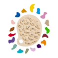 thumbnail image 4 of Le PUZZLE de PALETTE d'Artiste FRECKLED FROG, 4 of 4