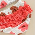 thumbnail image 7 of Mnyotv Toddler Baby Girl Swimsuit 3pcs Bathing Suit Bikini Tops and shorts with sun hats for girls, 7 of 7