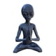 thumbnail image 4 of Escultura de arte de jardín, estatua meditadora, figuras extraterrestres para decoración de interiores, exteriores, hogar, oficina, jardín y césped, 4 of 7