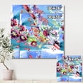 thumbnail image 4 of Designart ' Wildflowers and Vibrant Wild Spring Leaves XIII ' Modern Canvas Wall Art Print, 4 of 4