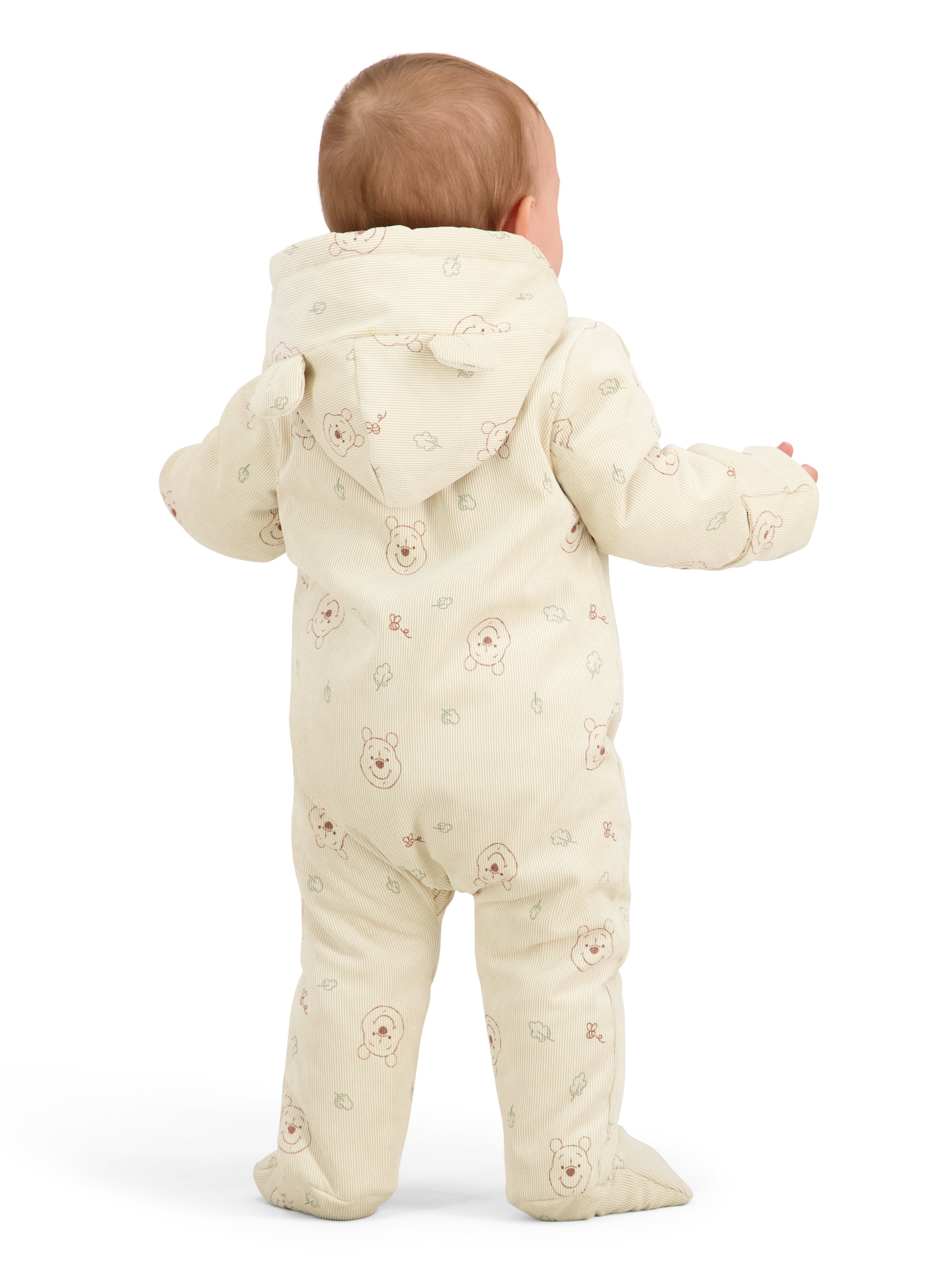 Character Baby Hooded Ribbed Pram Suit, Sizes 0-9 Months