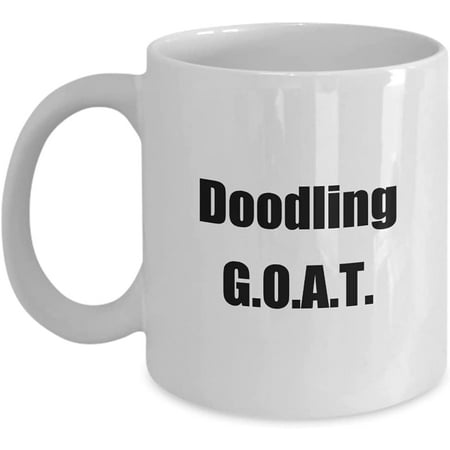 

Doodling G.O.A.T. Greatest of All Time Coffee Mug