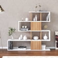 thumbnail image 2 of Karlin Open Shelves Bookcase, Teak, 2 of 5