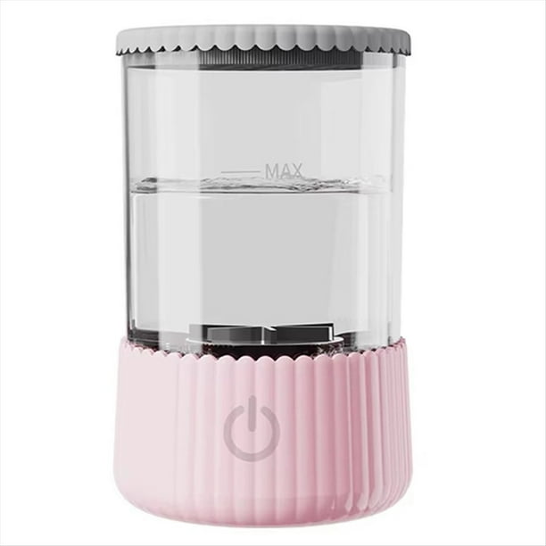 Limpiador Eléctrico de Brochas de Maquillaje, Limpieza Rápida de Brochas de Maquillaje para Viajes, Uso Doméstico, Máquina de Limpieza Portátil A