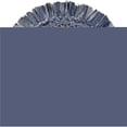 thumbnail image 1 of LR Home NATUR03380DEB56RD 5 ft. 6 in. Natural & Jute Fringed Round Round Rug, Denim Blue, 1 of 1