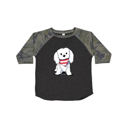 

Inktastic Maltese First Mate Gift Toddler Boy or Toddler Girl T-Shirt